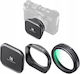 Set 3-în-1 Filtru UV Capac Nano-x Capac Acoperire K&F Fujifilm X100 X100s X100v Sku 2335