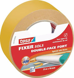 Tesa Universal Αυτοκόλλητη Ταινία Διπλής Όψης Μπεζ 25mx50mm 4042448388704