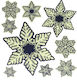 Christmas Decoration Arpex Glowing Dark Snowflakes 4663218 5907667223733