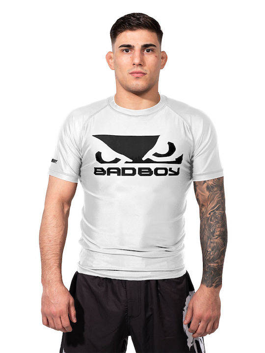 Bad Boy Short Sleeve Shirt BB-000063-WB for Jiu-Jitsu White