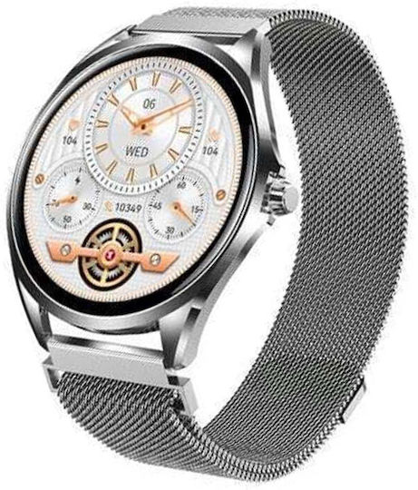 Remax Watch 21 Edelstahl mit Pulsmesser (Silber)