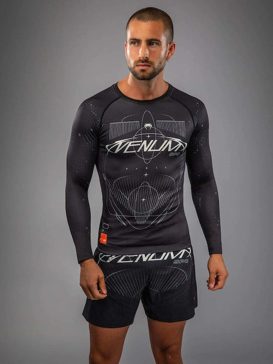 Venum Тениска VENUM-05741-108 за Джиу-джицу / ММА Черен