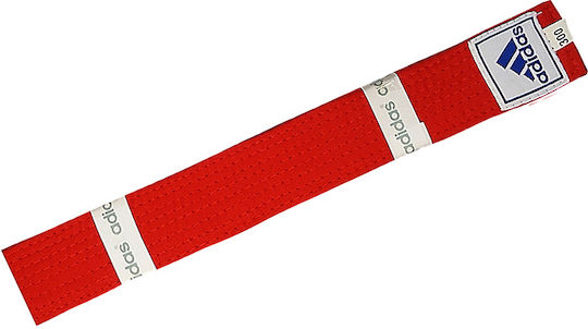 Adidas Economy Red Martial Arts Belt 4cm
