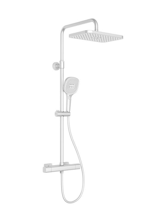 KFA Duschsäule mit Armatur Weiß