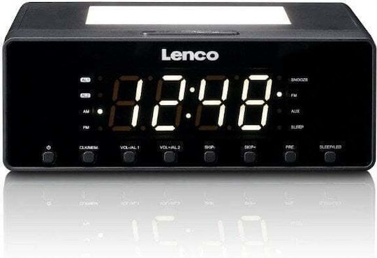 Lenco Digital Black Tabletop Clock Lenco Digital Black Tabletop Clock