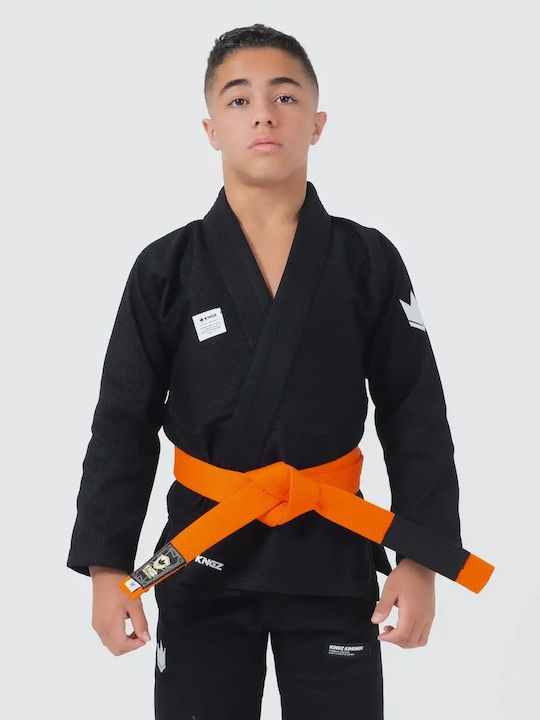 Kingz Kore Παιδική Στολή Jiu Jitsu Μαύρη