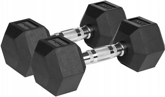 Rebel Active Βαράκι Εξάγωνο Λαστιχένιο 1 x 7.5kg