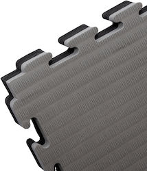 Rage Gymnastikmatte Puzzle 100x100x4cm 1 Stück Beidseitig Schwarz/Grau