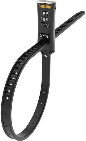 Onguard Fahrradschloss Onguard 8078 Zip Lock 10mm 180cm Kabelschloss Schwarz Neu 2024