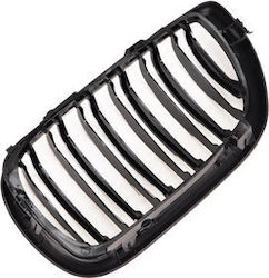 Mtuning Front Grille Double Slats Gloss Black BMW 3 E46 Compact Facelift 2001-2005