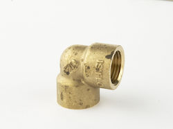 Brass Angle 90° Coupling 1 1/4"