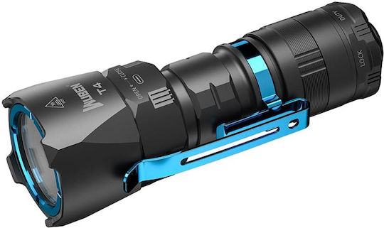 Wuben Flashlight LED IP68 with Maximum Brightness 850lm Black