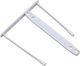 Office Products Κλιπ Αρχειοθέτησης Μέγιστο Πάχος Αρχείου 8,5cm 100 Τεμ Λευκά