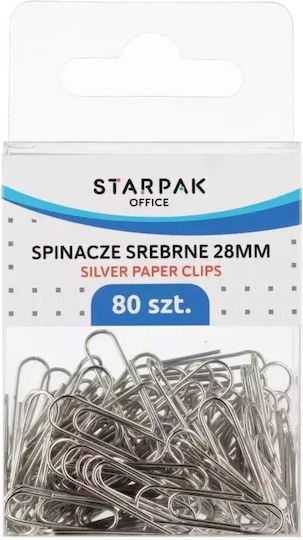 Clame Metalice 80 Bucăți Birou Cutie Stk 24/144
