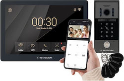 Commax Set Video-Gegensprechanlage Schwarz