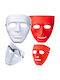 Anonymous Carnival Halloween Mask On Elastic White Red