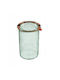Weck Set 6Stück Behälter Allgemeine Verwendung mit Deckel Glas Transparent 1000ml
