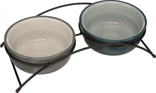 Trixie Keramik Schalen Futter für Hund & Katze auf Basis von 1.6lt 20cm in Petrolblau Farbe