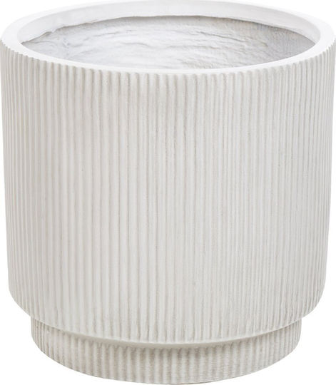 Beliani Pot Off White
