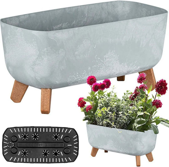 Prosperplast Gracia Case Beton Effect Beton Pot Plastic Beton