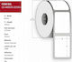 Capture 2580 Self-Adhesive Label Rolls 38x25mm 12pcs