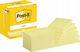 Post-it 3m Bloc Autocolant Post-it 76x127mm 12x100 File Galben