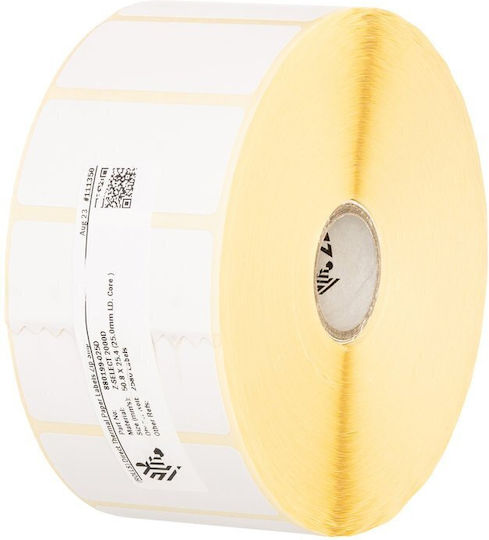Zebra Self-Adhesive Label Rolls for Label Printer 31x22mm 1pcs