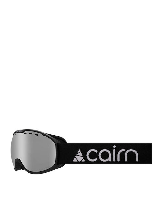 Cairn Ski & Snowboard Goggles Kids Black with Lens in Black Color