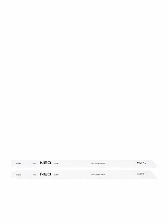 Lame Pentru Fierăstrău Pendular 300 X 19 X 0.9 Mm 14tpi Set 2 Bucăți
