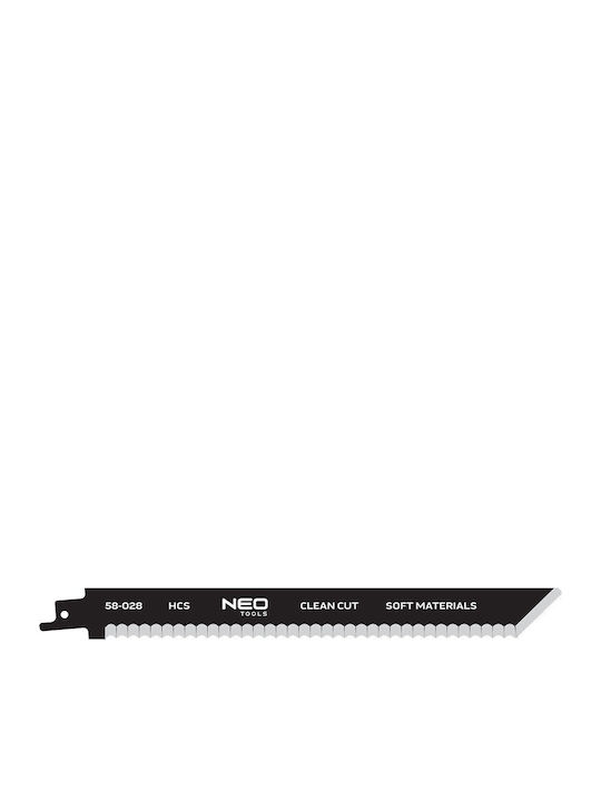 NEO Stichsägeblatt Sauberes Schneiden Isolierung Gummi Pappe 228 Mm Hcs