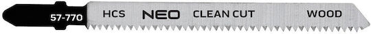 Jigsaw Blades 15TPI HCS T-Shank Set 2 Pieces Clean Cut