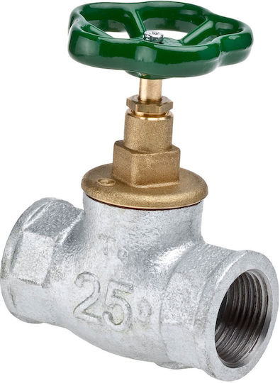 Valvex Viking Cast Iron Flow Valve Figure M83 Ductile White Cast Iron Cast Iron Handle 11/2