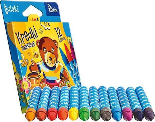 Tetis Crayons Tetiski 12 Colors Tetis