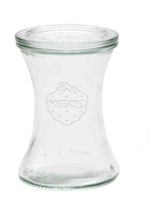Weck Set of 6pcs Jars General Use with Lid Glass Transparent 370ml