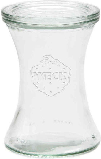 Weck Set 6Stück Gläser Allgemeine Verwendung mit Deckel Glas Transparent 370ml
