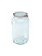 Weck Set 4Stück Gläser Allgemeine Verwendung mit luftdichtem Deckel Glas Transparent 3000ml