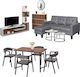 HomeMarkt Σετ Σαλονιού 11τμχ HM21295