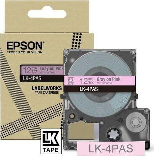 Epson Etikettenband in Rosa Farbe 1Stück
