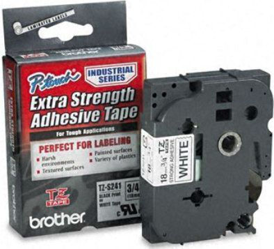 Brother Label Maker Tape in Black Colour Compatible with Brother TZe/TZ