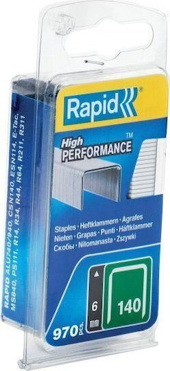 Rapid Capse Cu Sârmă Plată Nr 140 6 Mm 970 Bucăți