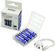 XTAR Презареждащи батерии AA Li-ion 3000mAh 1.5V 4бр