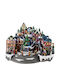 MSA Christmas Illuminated Decorative Village 42x33.5x33.5cm. Train