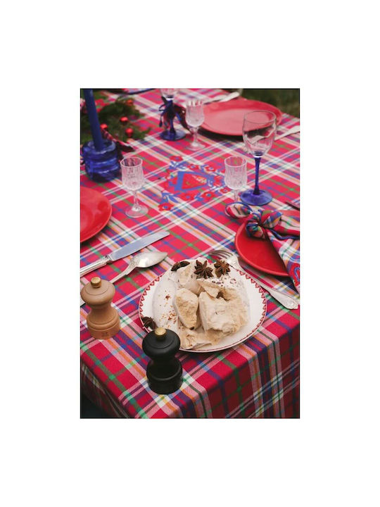 Selected by Pragmatic Tablecloth with Embroidery Red 170x250cm
