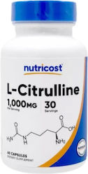Nutricost L-citrulline 1000mg 60 Κάψουλες Nutricost L-citrulline 1000mg 60 Κάψουλες