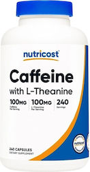 Nutricost Caffeine + L-theanine