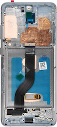 Οθόνη Display με Πλαίσιο για Samsung S20 Plus (Γκρι)