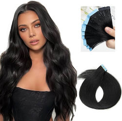 Mini Tape Extension Φυσική Τρίχα Remy Μαύρα Jet Black No 1 Mini Tape Extension Φυσική Τρίχα Remy Μαύρα Jet Black No 1