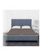 Domoletti Bettlaken Doppelter mit Gummiband 140x200+25cm. Taupe