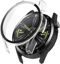 2 1 Θήκη + Γυαλί Huawei Watch Gt 3 46mm Διαφανές 2 1 Θήκη + Γυαλί Huawei Watch Gt 3 46mm Διαφανές