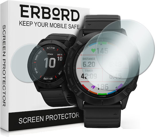 2x Glass Erbord Garmin Fenix 6X/6X Pro Quick